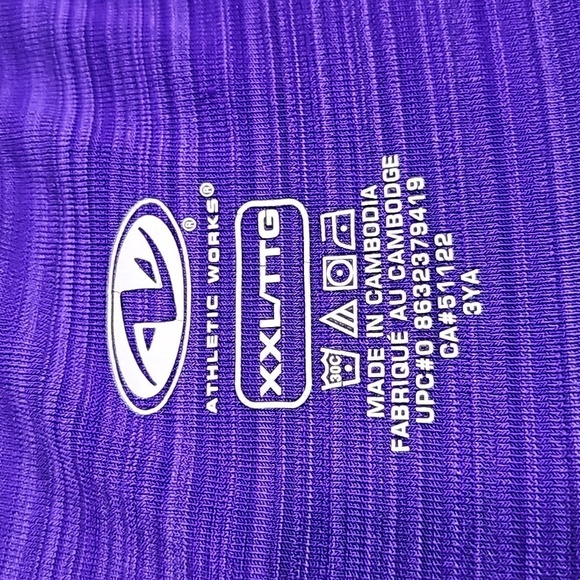 Athletic works XXL purple athletic tank top - Picture 5 of 6